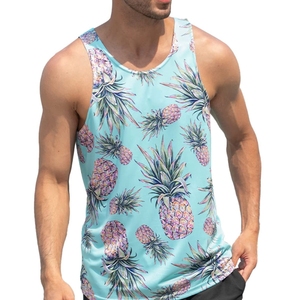 Camiseta sin mangas de talla grande para hombre, servicio OEM, camiseta sin mangas transpirable con logotipo personalizado y diseño de verano a la moda más vendida - Product Image 1
