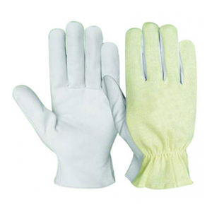 Gants de sécurité en cuir fendu de grain de peau de vache Gants de travail et de jardinage résistants à l'abrasion Gants de conducteur de protection des mains industrielles - Product Image 4