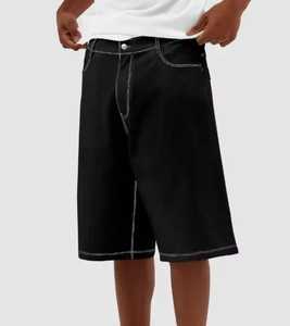 กางเกงยีนส์ทรงหลวมใช้ได้ทุกเพศในหลากหลายสไตล์ | กางเกงขาสั้นฤดูร้อนมีสไตล์พร้อมกางเกงขาสั้นขนาดใหญ่ที่มีสไตล์สำหรับสวมใส่ในชีวิตประจำวัน - Product Image 2