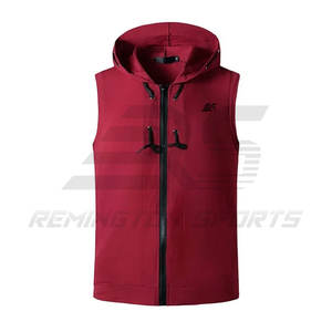 Best Selling Lightweight Sleeveless Men Gym Hoodie Breathable Material Quick Dry Men Gym Hoodie for Men - Product Image 4