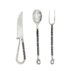 Juego de cubiertos de metal de diseño antiguo hechos a mano, cubiertos ecológicos con calidad duradera, nueva llegada, calidad fabulosa - Product Image 1