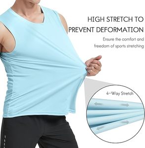 Chaleco deportivo sin mangas para hombre, camiseta sin mangas para entrenamiento de gimnasio, ropa deportiva transpirable de secado rápido para correr y entrenar - Product Image 3
