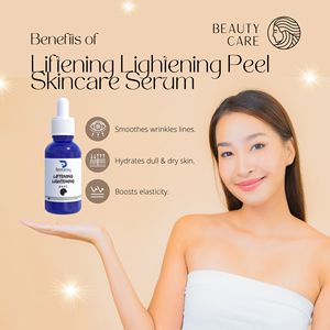 Dermasky Liftening Éclaircissant Peel Élimination des rides et raffermissement de la peau 30mL Peeling chimique de marque privée pour des résultats rapides - Product Image 2