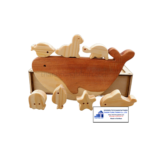 ของเล่นเพื่อการศึกษาของเล่นจากสัตว์ทำจากไม้สำหรับเด็กผู้ผลิตจากเวียดนามดีไซน์ชั้นนำ - Product Image 3