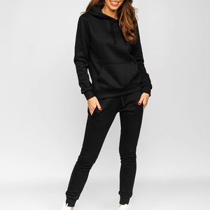 Nouveautés 2026 – Ensemble de survêtement vierge pour femme, personnalisable, en tissu doux, vente en gros - Product Image 1