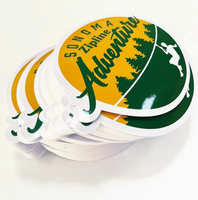 Autocollants en vinyle imperméables personnalisés, étiquettes découpées, autocollants de logo, étiquettes adhésives en PVC
