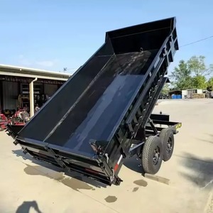 Lark 4 Wheel 8 Ton Hydraulic Dump <b>Trailer</b> 7 X 14 Agricultural Transport <b>Farm</b> <b>Trailer</b> High Safety Level - Product Image 3