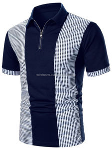 Camiseta de Manga Corta de Algodón Jersey de Alta Calidad para Hombre, Talla Grande, con 3 Botones, Color Personalizado y Diseño Impreso - Product Image 6