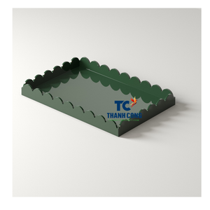 Bandejas lacadas directas de fábrica, bandejas artesanales de Vietnam para comedor, caja de regalo de decoración ecológica y marca personalizada - Product Image 1