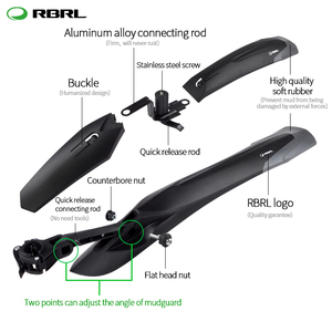 RBRL Set parafanghi bicicletta parafango bici Mountain <span class=keywords><strong>Bike</strong></span> ali ciclismo accessori - Product Image 2