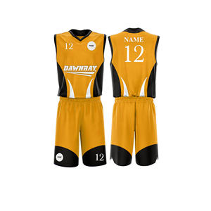 Ensemble de maillot de basket-ball personnalisé de style professionnel, maillot et short en polyester respirant à séchage rapide, vêtements de sport d'équipe pour hommes, femmes et jeunes - Product Image 5