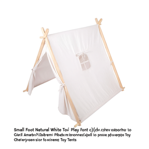 <b>Small</b> Foot Natural White Toy Play <b>Tent</b> for Children - Product Image 2