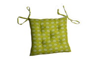 Coussin de chaise en lin multicolore assorti Kantha Mix, taille personnalisée, doux, tissé et matelassé pour la décoration intérieure