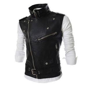 Gilet en cuir d'hiver pour hommes High Street Style toile tissu conception personnalisée séchage rapide haute qualité prix raisonnable en gros - Product Image 1
