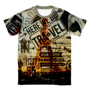 Latest Sublimation T-Shirt for Men Autumn Style Fashion Color Polyester/Cotton Customizable - Product Image 1