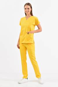 Uniformes d'infirmière en coton confortables de haute qualité gommages hospitaliers ensembles de vêtements hospitaliers pour femmes avec logo personnalisé unisexe - Product Image 6