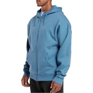 Sudaderas con capucha para hombre de diseño personalizado de algodón 100% de alta calidad Top de invierno de peso pesado con cuello con capucha de patrón sólido - Product Image 4
