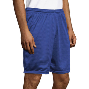 Pantalones cortos personalizados de material transpirable para hombre, precio al por mayor, diseñe sus propios pantalones cortos de malla para correr, Fitness, entrenamiento atlético, gimnasio - Product Image 3