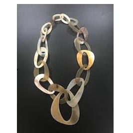 Collar con Colgante de Cuerno de Búfalo Clásico de Alta Calidad, Cuerno Natural y Resina para Enamorados, Cuerno de Búfalo en Oferta - Product Image 2