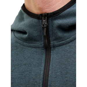 Survêtement pour homme avec fermeture éclair intégrale, 100% coton molletonné, imprimé, jogging deux pièces, vêtements de sport d'hiver - Product Image 5