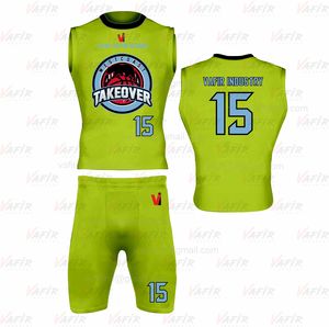 เสื้อเจอร์ซีย์ฟุตบอล7V7แบบระบายอากาศได้กางเกงขาสั้นชื่อทีมออกแบบได้ตามต้องการ - Product Image 5