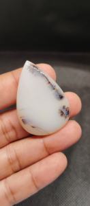 Cabujón de Ágata Blanca de Montana 100% Natural, Suministros para la Fabricación de Joyería Hechos a Mano en Jaipur, India - Piedras Preciosas al por Mayor - Product Image 3