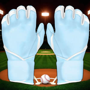 Guantes de béisbol de softbol al por mayor 2025, guantes de bateo de béisbol deportivos transpirables americanos de cuero personalizados, guantes de ropa deportiva - Product Image 2