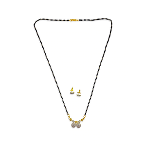 Mangalsutra de Zirconia con 2 Puntos para Bodas - Product Image 3
