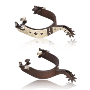 Espuelas de equitación de acero inoxidable para hombres de alta calidad, mejor precio de venta al por mayor, equipo de seguridad ecuestre superior - Product Image 1