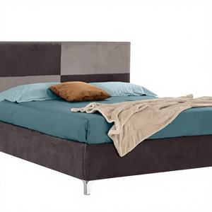 Cama Moderna y Versátil con Tapizado de Tela que Ahorra Espacio, Tamaño Queen/King, Cabecera Personalizable Distintiva, Opción de Caja de Almacenamiento - Product Image 1