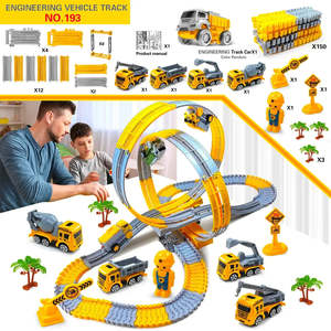 Circuit de piste spatiale électrique en plastique pour jouets - Product Image 5