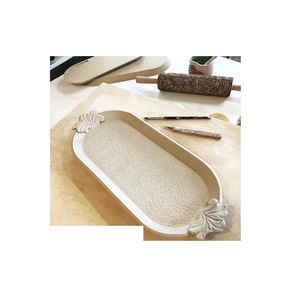 Bandeja de cerámica duradera para servir, perfecta para el entretenimiento de Diwali con dulces, aperitivos salados y comidas principales - Product Image 4