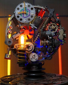 CHEAP PRICE Motorcycle Parts <b>Clock</b> Steel Gear <b>Clock</b> Metal Parts Art <b>Clock</b> Engine Gear <b>Clock</b> Custom Made <b>Clock</b> 2026 All New - Product Image 2