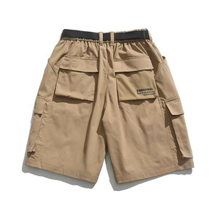 Nuevos pantalones cortos de algodón multifuncionales impermeables transpirables con cinturón pantalones cortos de carga informales para hombre - Product Image 4