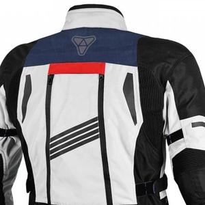 Blouson de moto longue course robuste avec protections antichoc homologuées CE, blouson de moto longue course en textile pour homme, fournisseur OEM pour la production en gros - Product Image 5