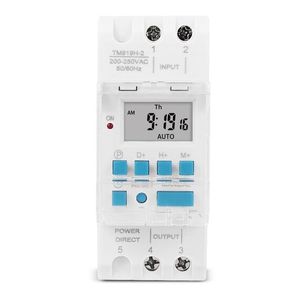 Interruptor de Retardo de Tiempo Digital SINOTIMER TM919H-5V 16A de 4 Pines para Riel DIN - Product Image 1