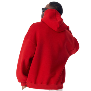 Sweat-shirts à capuche unisexes pour hommes de haute qualité, fermeture éclair, logo personnalisé brodé, écologiques, coupe-vent, en molleton 100% coton lourd - Product Image 2