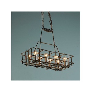 Lámparas colgantes de estilo nórdico para cocina y sala de estar, lámparas de estilo Industrial Vintage para Loft, jaula de Arte de hierro, color negro, gran oferta - Product Image 1