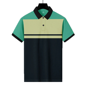 POLO de negocios informal de verano para hombre, camiseta de manga corta bordada de secado rápido transpirable de alta calidad, tela de solapa suelta - Product Image 4