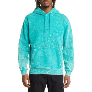 Sudaderas con capucha de alta calidad para hombre, estilo streetwear, con lavado ácido, de corte holgado. - Product Image 3