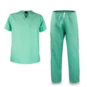Blouse de laboratoire unisexe blanche, uniforme de travail en coton et polyester pour les sciences médicales, les médecins et les infirmières, uniformes d'hôpital pour hommes et femmes - Product Image 1
