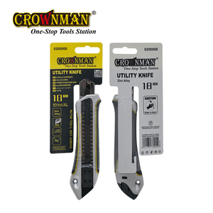 Crownman Dụng Cụ Cắt Tay Nhiệm Vụ Nặng Nề 18Mm Kẽm Hợp Kim + Tpr Cơ Thể Sk5 Lưỡi Dao Cắt Tiện Ích - Product Image 6