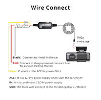 Convertidor DC-DC Buck de 4 Etapas con Protección de Voltaje, Cableado Directo, 5V 2A Tipo-C 12V 24V para Cámara de Coche y GPS, Venta al por Mayor Directa de Fábrica