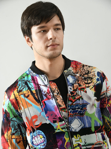 Blouson bombardier sublimation mode hiver pour hommes blouson bombardier respirant par sublimation pour hommes de différentes tailles avec service OEM - Product Image 5