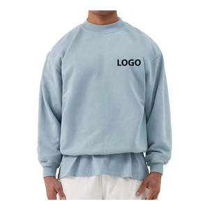 Sweat-shirts pour hommes en coton mélangé avec logo personnalisé, vente chaude, qualité supérieure, coupe ajustée, coton et polyester, respirant - Product Image 1