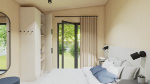 Cómoda casa completamente lista prefabricada ensamblada por módulos diseño moderno SIRB XL - Product Image 3