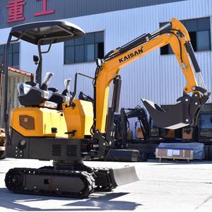 <span class=keywords><strong>1</strong></span> Ton Mini <span class=keywords><strong>Excavator</strong></span> 7.6KW Koop Joystick mesin operasi penggali kecil - Product Image 3