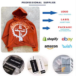 Sudaderas con cremallera de gran tamaño teñidas lisas de otoño con estampado DGT personalizado, sudadera Unisex sin bolsillo, dobladillo en bruto, estampado de hojaldre, sin parche de cuerda - Product Image 5