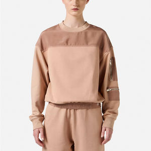 Sudadera de mujer transpirable impresa personalizada con logotipo de marca OEM Streetwear Look fabricante de etiqueta privada para el invierno - Product Image 1