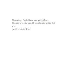 Mortero y Maja de latón y hierro populares, accesorios de cocina para restaurante en casa, herramientas para hierbas y especias, molinillo de Medicina de granito, triturador 2024 - Product Image 3